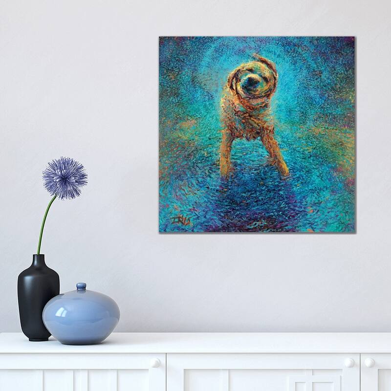 iCanvas "Shakin' Off The Blues" by Iris Scott Canvas Print - 18x18x1.5