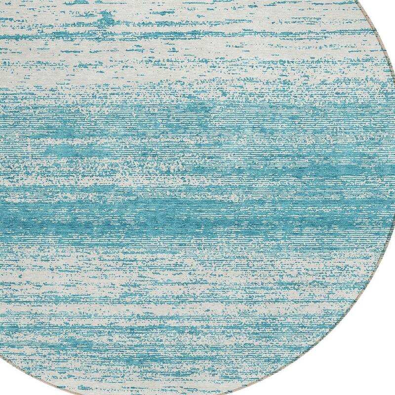 HomeRoots Striped Transitional Rectangle Outdoor Rug