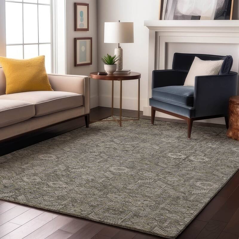 Premium Washable Super Soft Boho Global Mayfield Rug - Gray - 8' x 10' - Rectangle