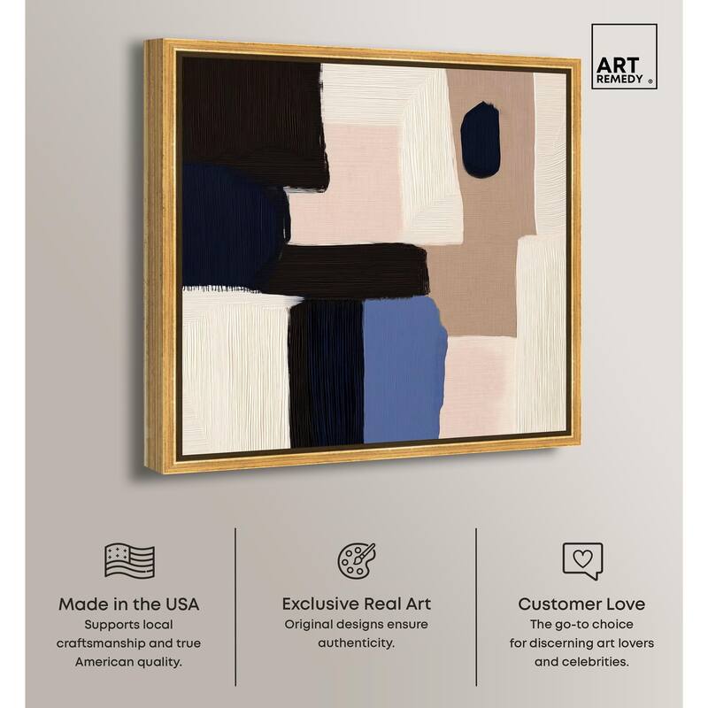 Blue Quietude II Canvas by Art Remedy