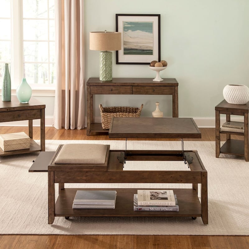 Mitchell Nutmeg 3 Piece Set (1-Cocktail 2-End Tables)