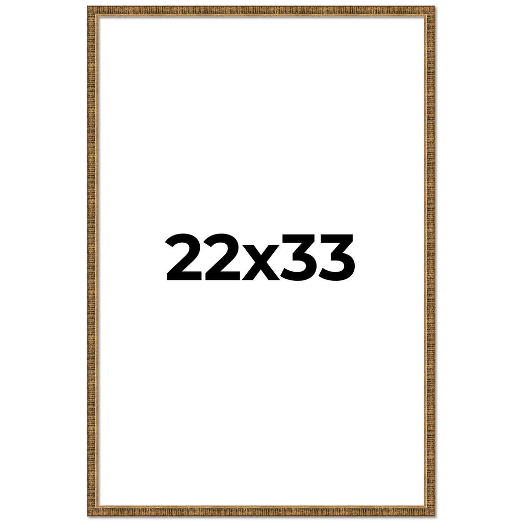 22x33 Frame Gold Picture Frame - Complete Modern Photo Frame Includes