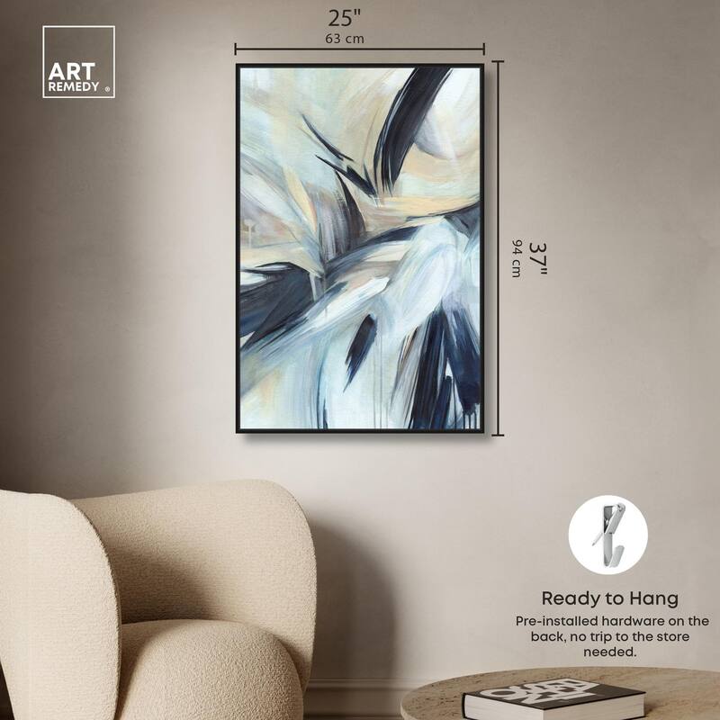 Layered Shadows Canvas by Art Remedy