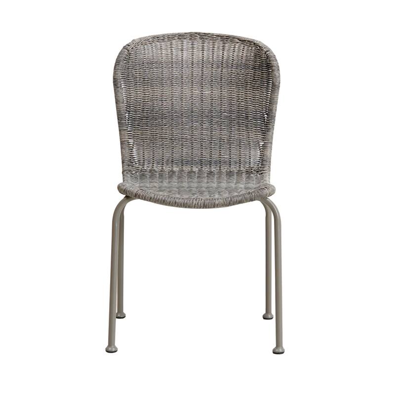 Spinnaker Outdoor Boho Wicker Dining Chair (Set of 2) by Christopher Knight Home - 20.25" W x 25.50" D x 34.75" H