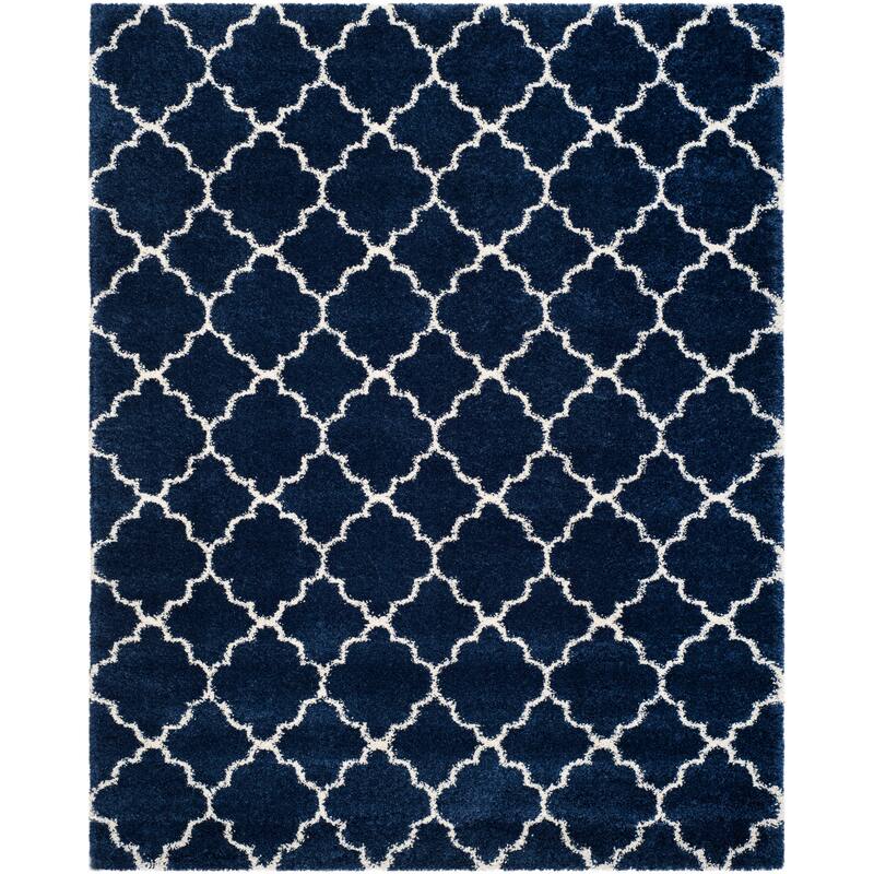 SAFAVIEH Hudson Shag Vitchka Glam Trellis 2-inch Area Rug