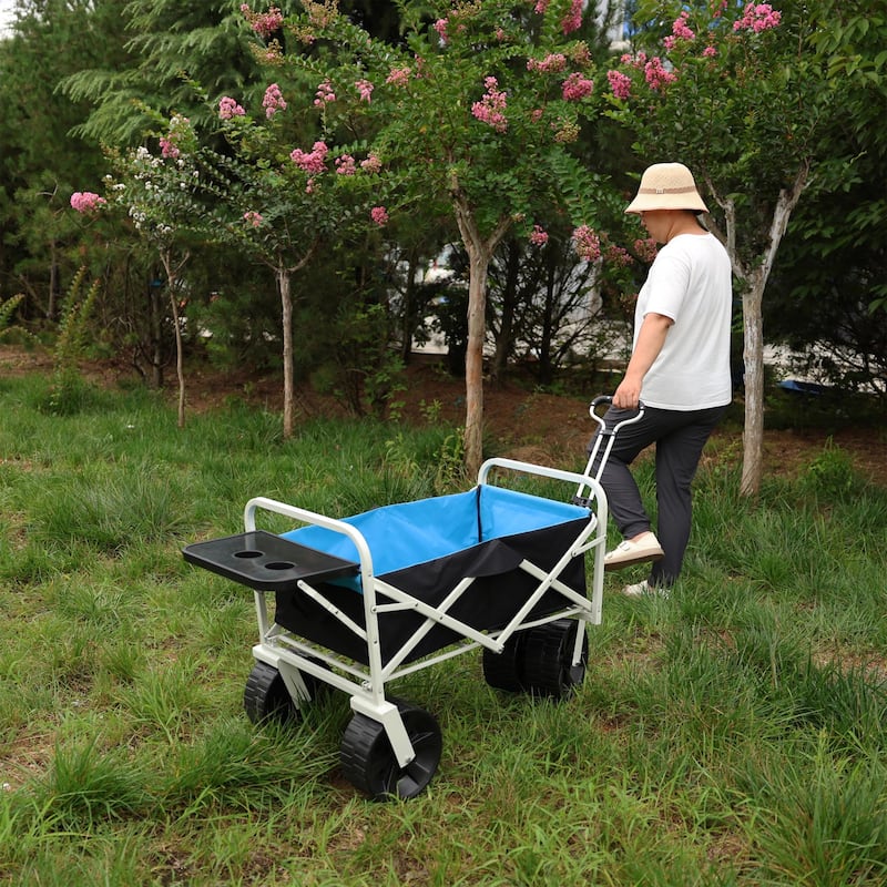 Modern Folding Wagon, Garden Shopping Beach Cart