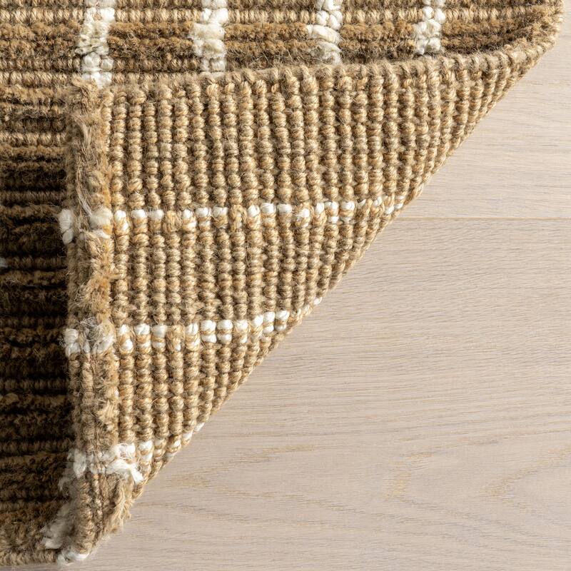 Nuloom Cosmia Striped Jute Area Rug