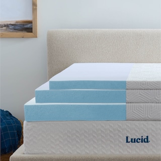 Lucid 2 Inch Gel and Aloe Memory Foam Topper