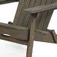 preview thumbnail 12 of 18, Malibu Outdoor 3-piece Acacia Wood Chat Set by Christopher Knight Home