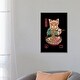 preview thumbnail 6 of 13, iCanvas "Neko Ramen" by Vincent Trinidad Framed