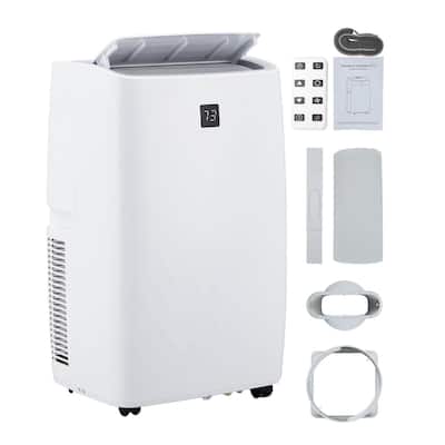 Portable Air Conditioner - 12000 BTU, Cools Up To 350 sq. ft, 4-in-1 with Window Kit