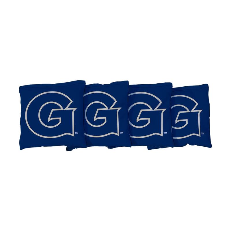 Georgetown Hoyas Blue Cornhole Bags - Corn Filled