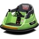 preview thumbnail 13 of 22, 12V Bumper Car for Kids,Electric Ride On Bumper Car for 1.5-5 Years, Baby Bumping W/Remote Control, Led Lights, 360 Degree Spin Green
