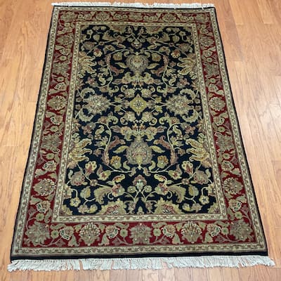 HERAT ORIENTAL Handmade Mahal Wool Rug - 4' x 6'