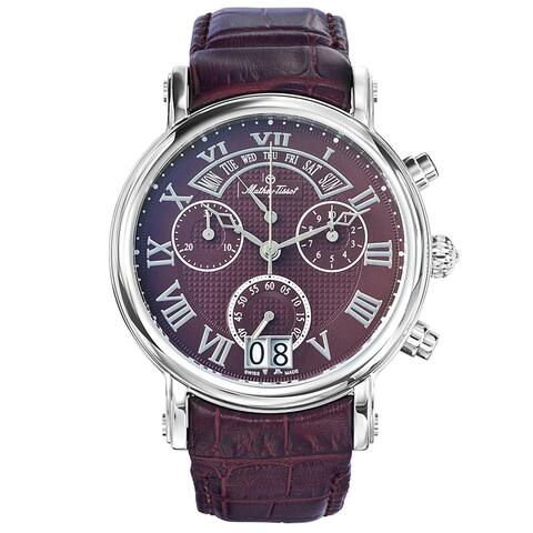 Mathey Tissot Men's Brown dial Watch - One Size