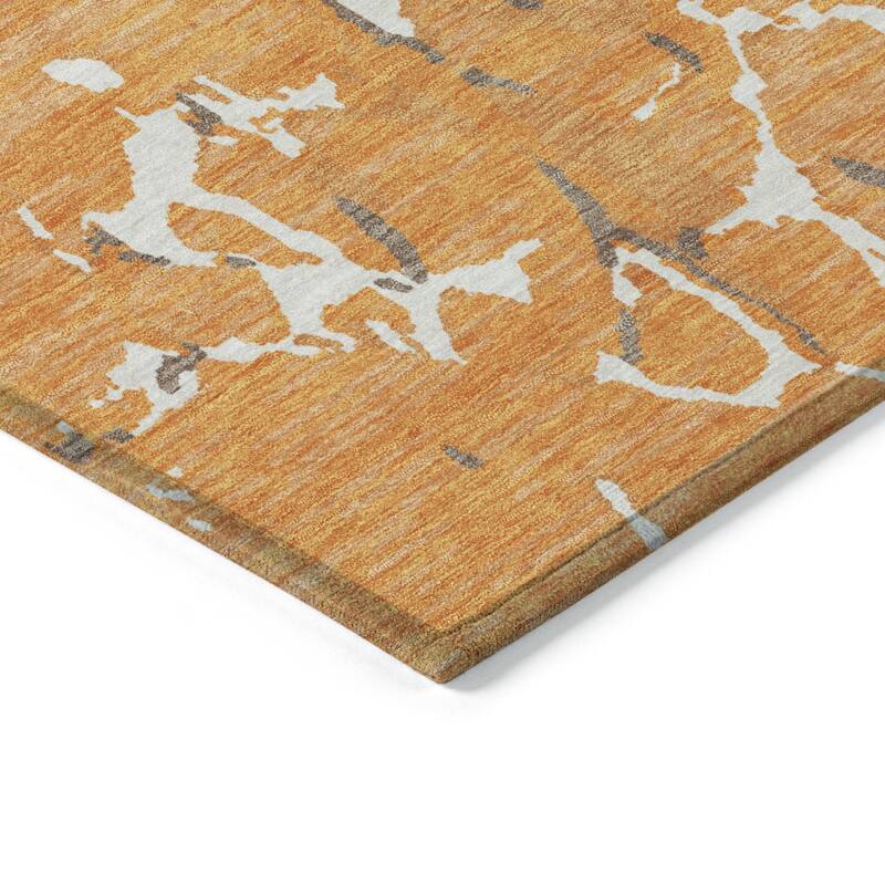 HomeRoots Striped Transitional Rectangle Outdoor Rug