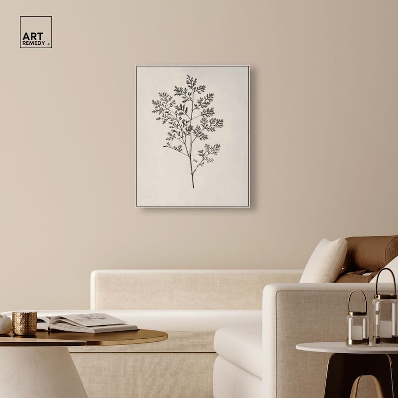 Aniseed Anatomy II Canvas Delicate Floral by Art Remedy