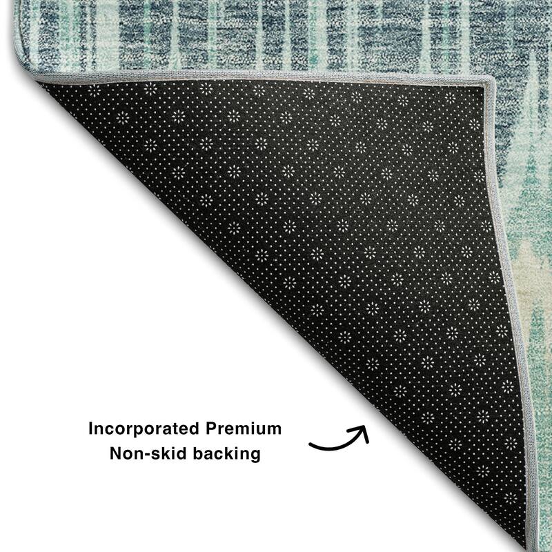 Premium Washable Super Soft Modern Stripe Mayfield Rug