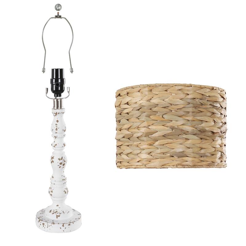 Classic Handwoven Rattan Table Lamp