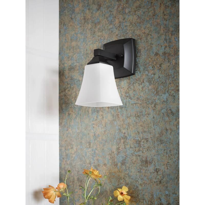 Moen Voss 5" Wide 1 Light Reversible Bathroom Vanity Light Fixture