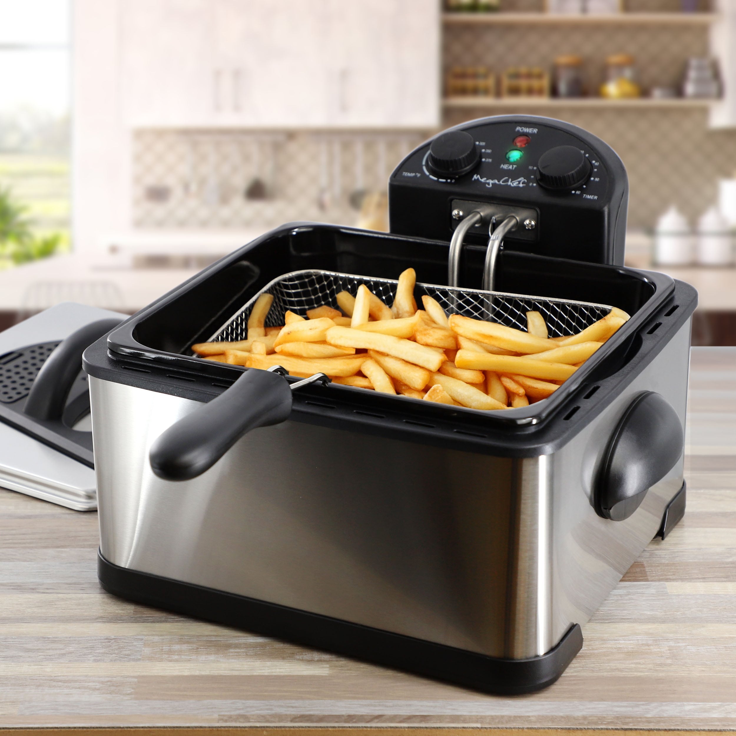 Arlington 4qt electric deep fryer top
