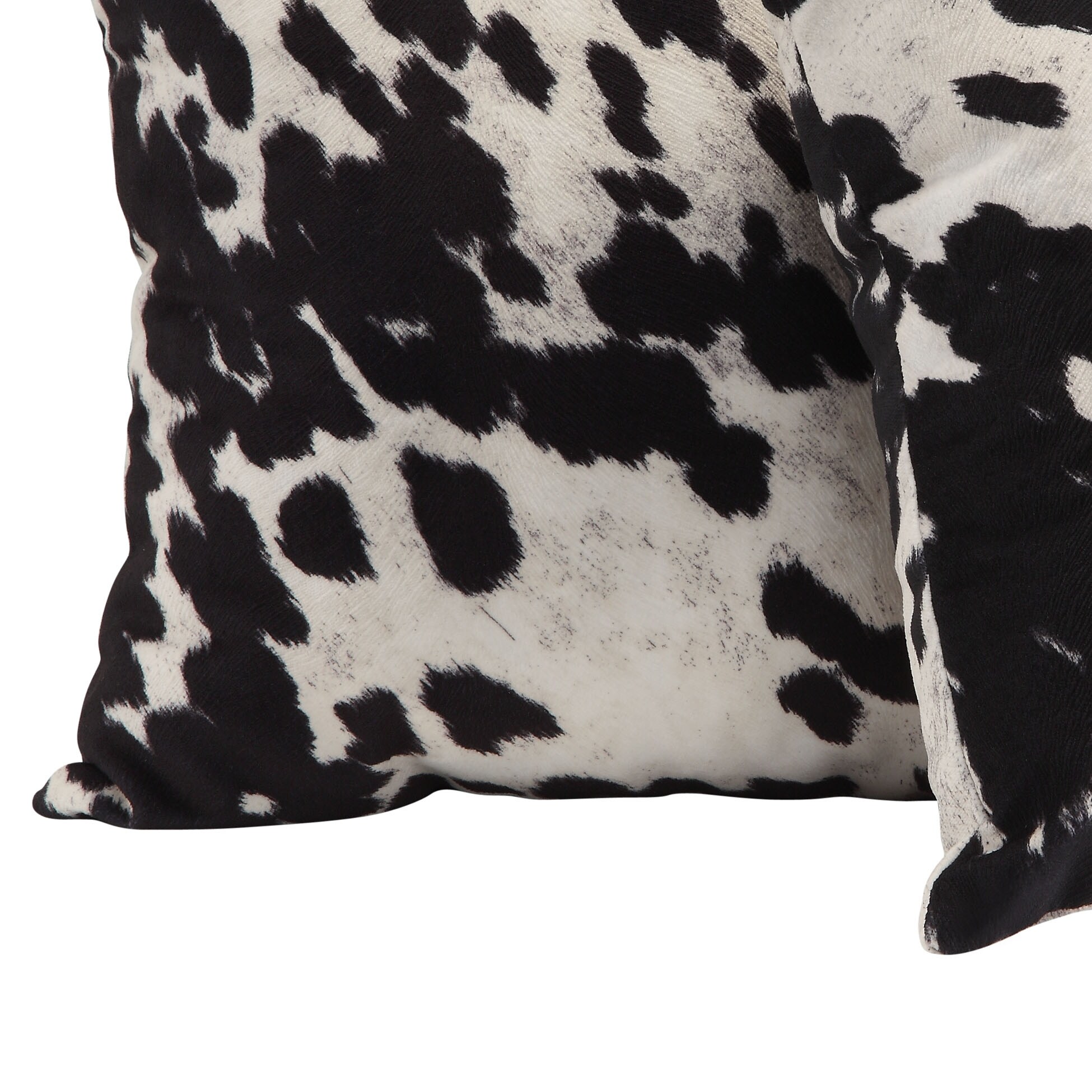 Cow print accent best sale pillows