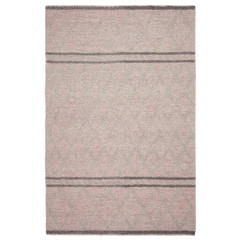 ECARPETGALLERY Braid weave Sienna Grey Wool Rug - 6'1 x 9'1 - Grey - 6'1 x 9'1