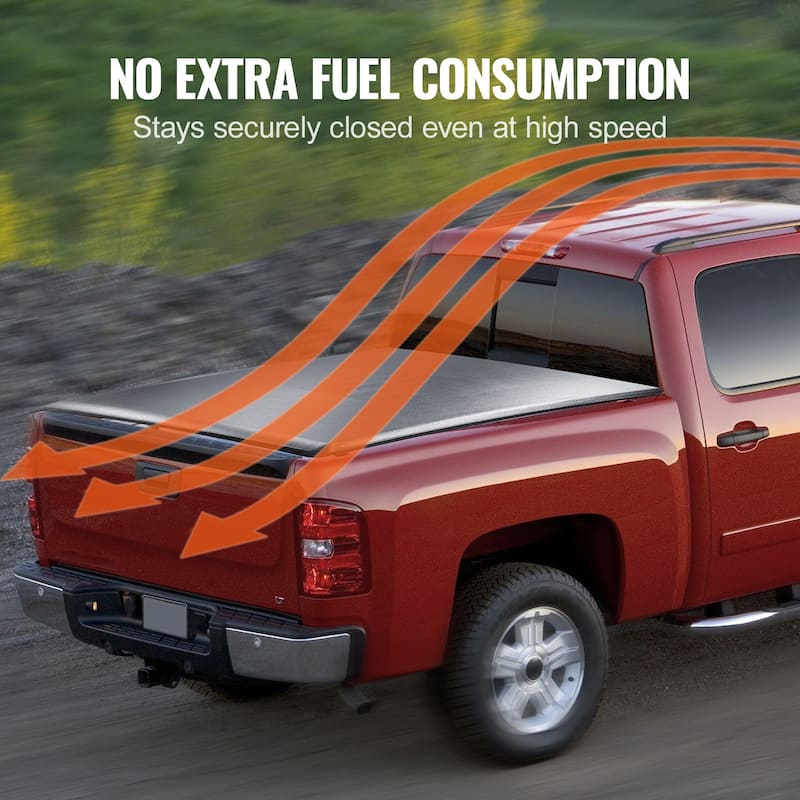 Truck Bed Cover, Roll Up Truck Bed Tonneau Cover, Soft PVC, Roll Up Tonneau Cover
