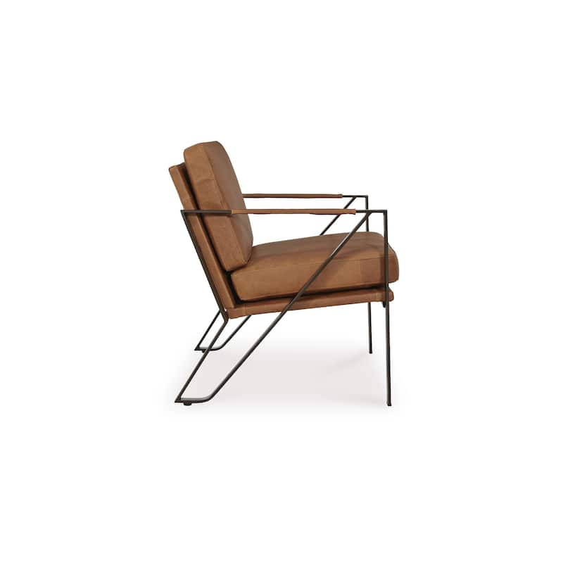 Signature Design by Ashley Garronmont Brown/Black Accent Chair - 29.5" W x 28.63" D x 34" H