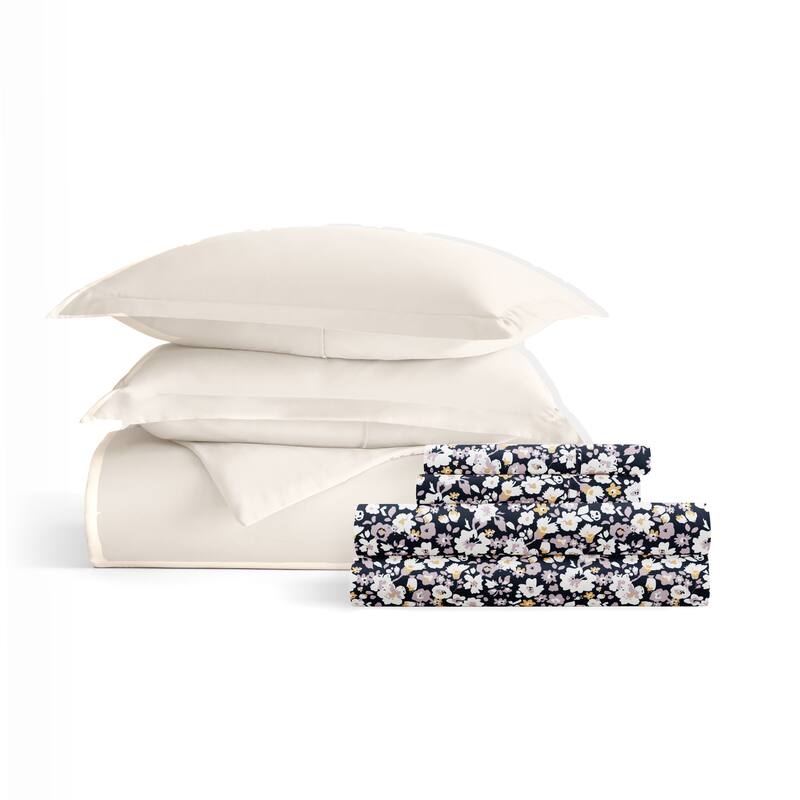 8pc Solid Duvet Bundle