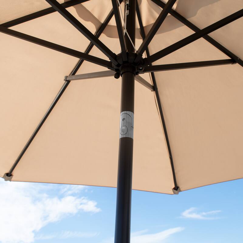 Holme 9-foot Steel Market Patio Umbrella with Tilt-and-Crank