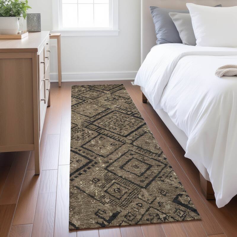 Machine Washable Indoor/ Outdoor Global Andes Chantille Rug