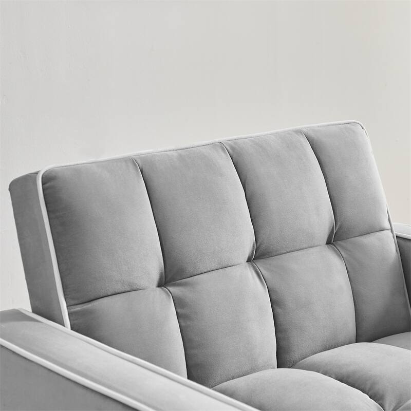 Three-in-one Sofa Bed Adjustable Back into a Sofa Recliner Single Bed