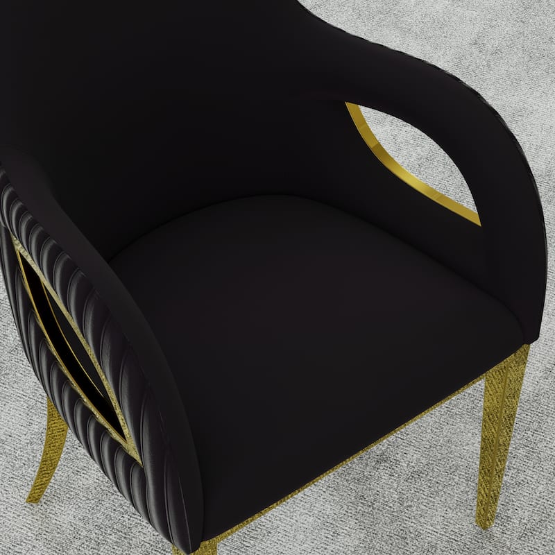 Dining Table Set with Arm Dining Chairs