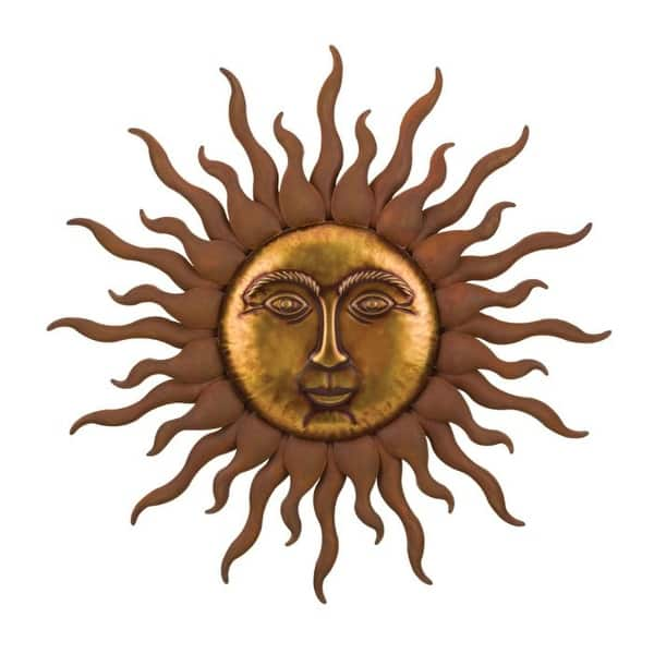 Copper Sun Wall Decor 32