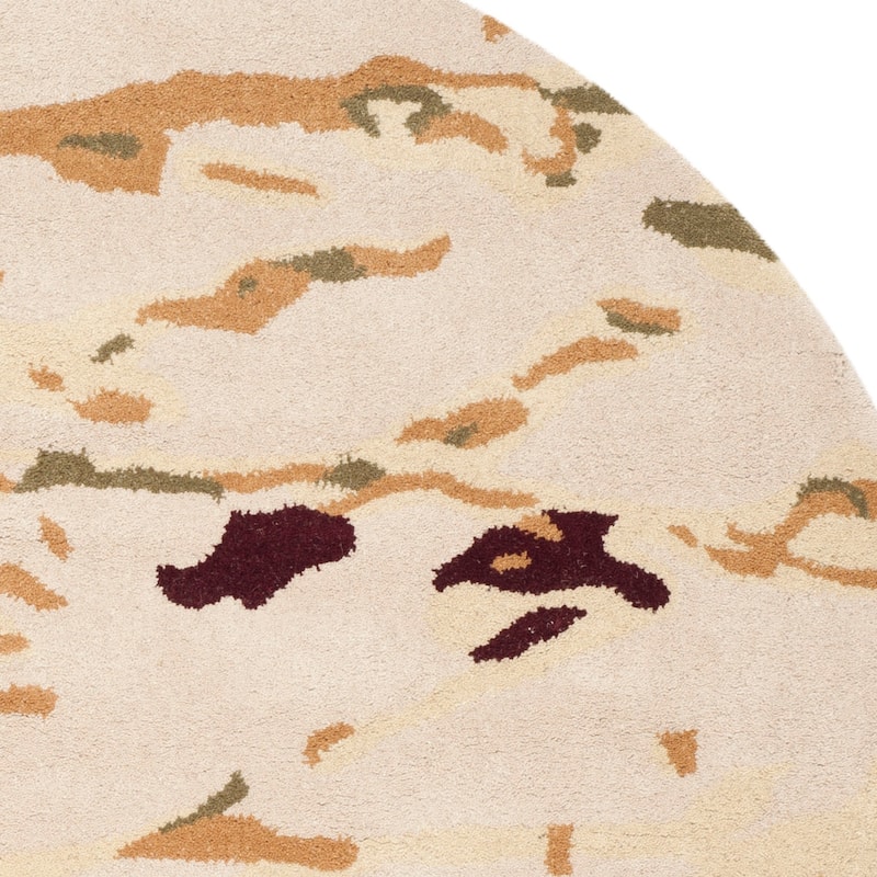 SAFAVIEH Handmade Bella Pavuna Modern Floral Wool Rug