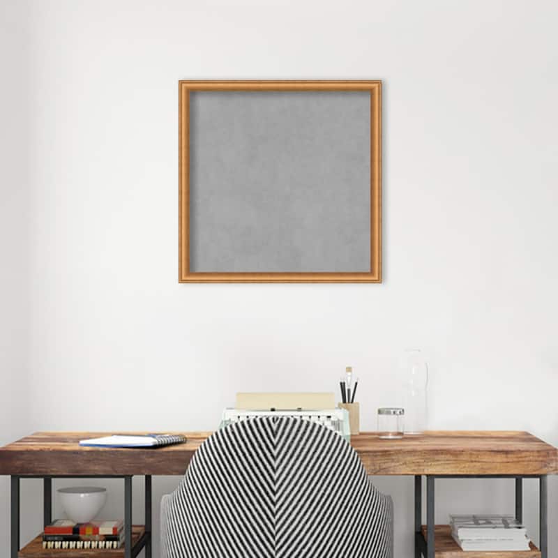 Amanti Art Salon Scoop Copper Framed Magnetic Board