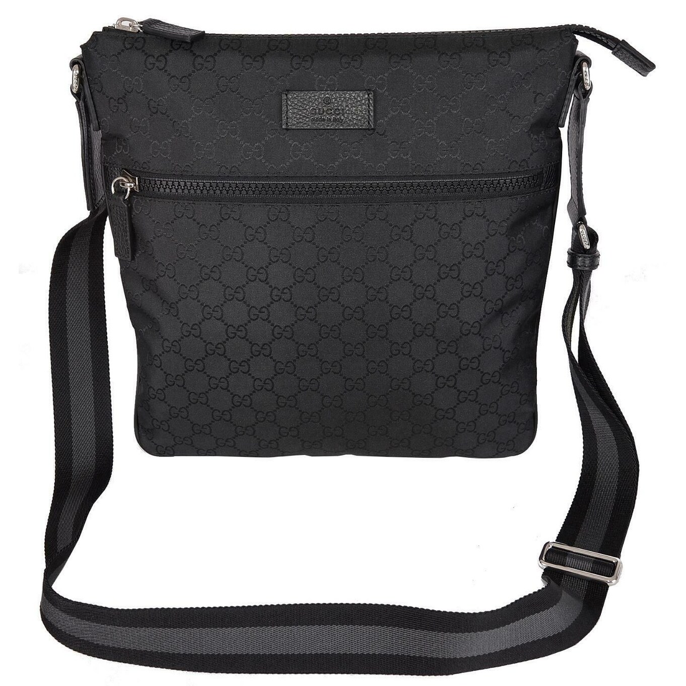 all black gucci messenger bag