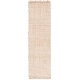 preview thumbnail 11 of 9, SAFAVIEH Handmade Natural Fiber Sighild Farmhouse Fringe Jute Rug 2'3" x 8' Runner - Natural/Ivory - Runner