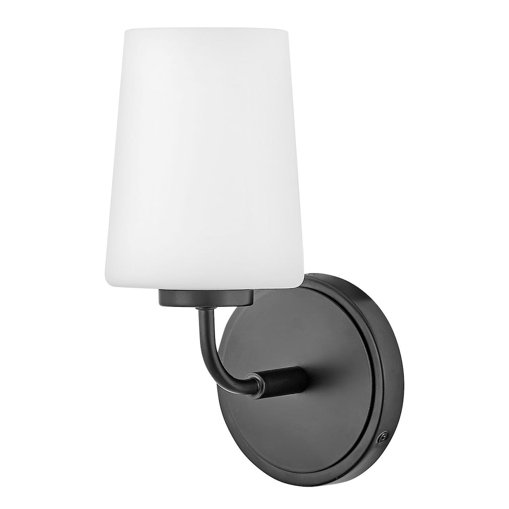 Lark 853450 Kline 11" Tall Bathroom Sconce with Etched Opal Glass