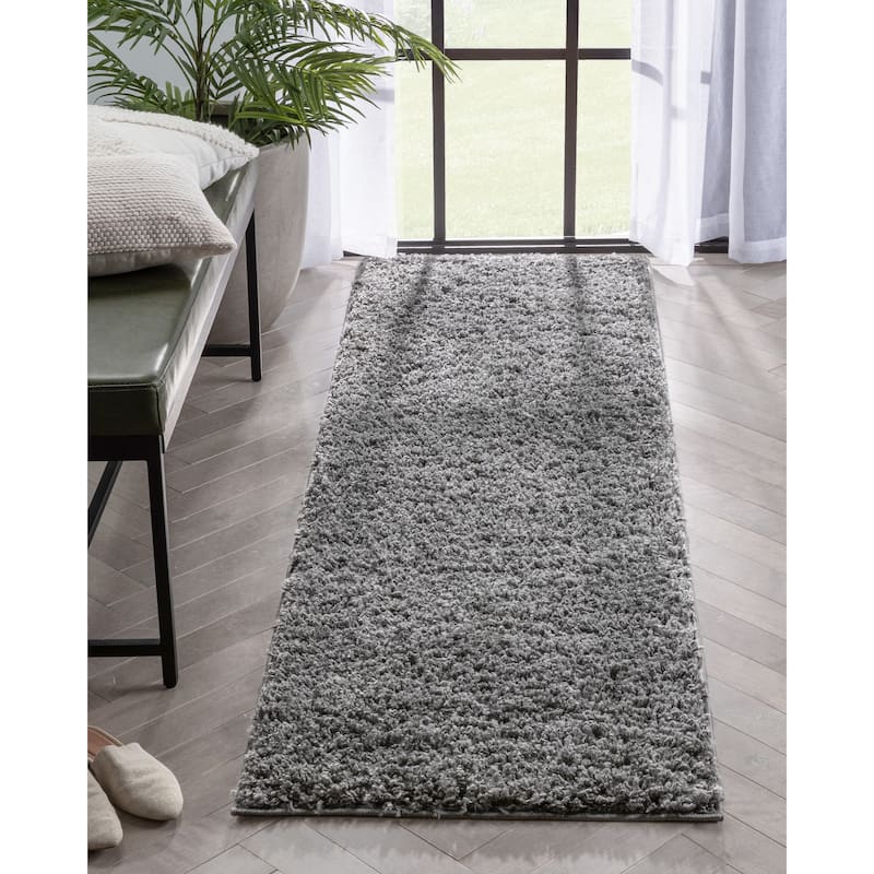 Well Woven Elle Basics Emerson Plain Shag Area Rug