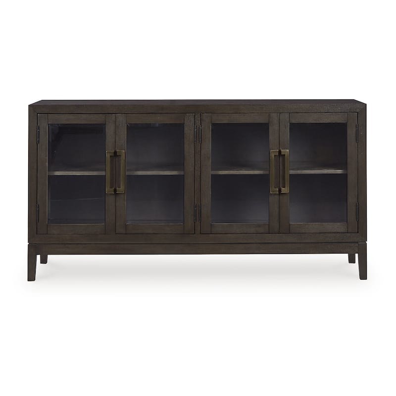 Burkhaus Dark Brown Dining Room Server - 60"W x 19"D x 32"H