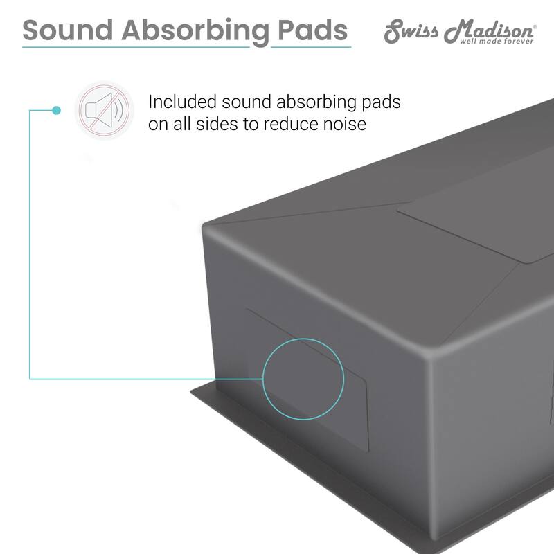 Swiss Madison SM-KU748 Rivage 30" Undermount Single Basin Stainless