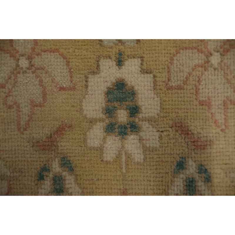 Hand Knotted Oriental 100% Wool Carpet Traditional All-Over Brown Ziegler Area Rug - 3' 1'' X 1' 10''