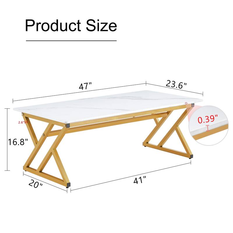 A modern minimalist style coffee table