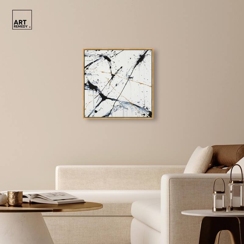 Splintered Impact I Canvas by Art Remedy