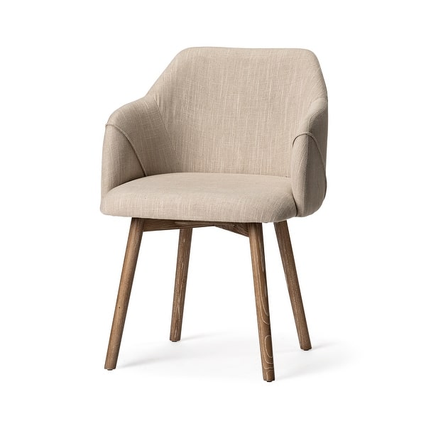 Grey Fabric Wrap With Brown Wooden Frame Dining Chair Grey Fabric Wrap With Brown Wooden Frame Dining Chair