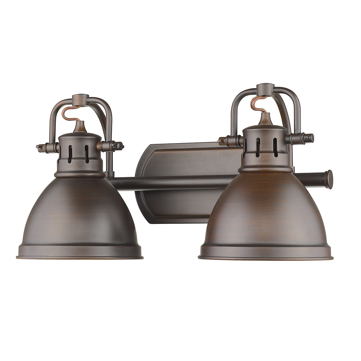 Duncan 2 Light Bath Vanity - Rubbed Bronze - 16.5"x8.5"