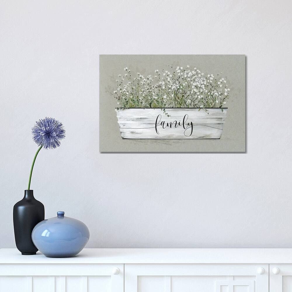 iCanvas "Bouquet Of Grace Bucket Family" by Carol Robinson Canvas Print