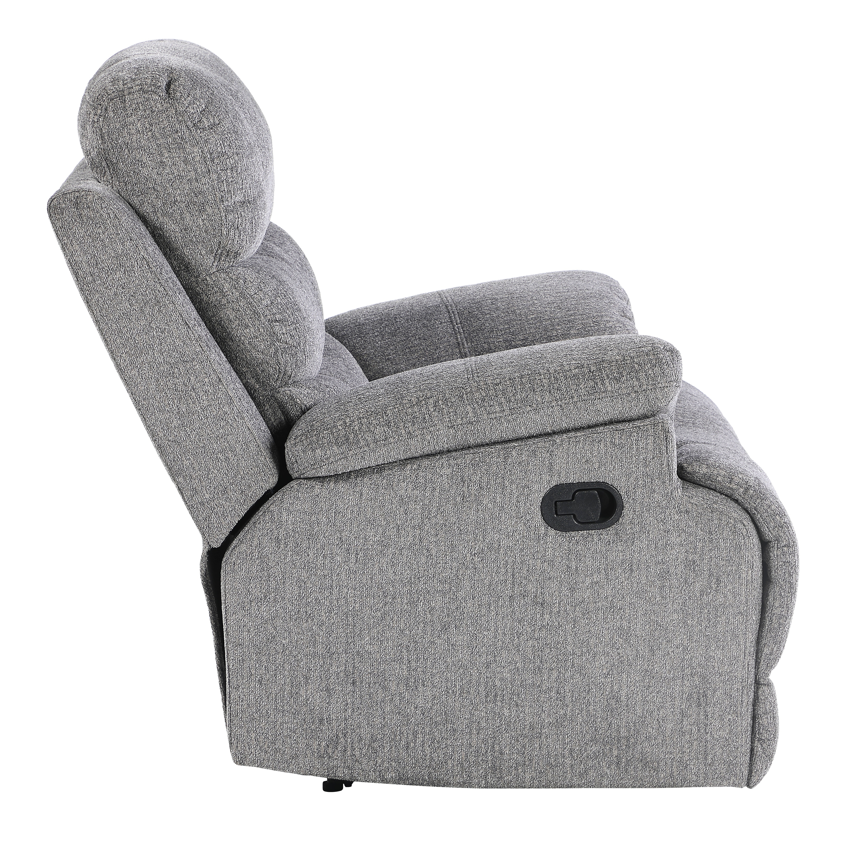 Dixon black reclining chair & ottoman deals